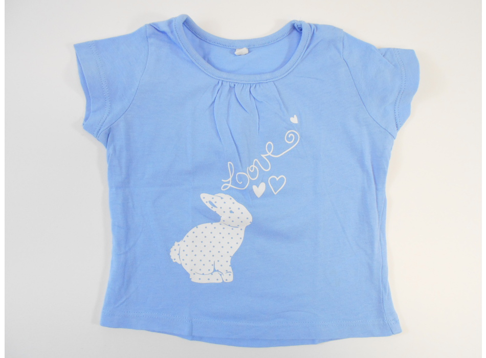 T-shirt lapin, enfant en coton bio équitable, durable et végan - Télito