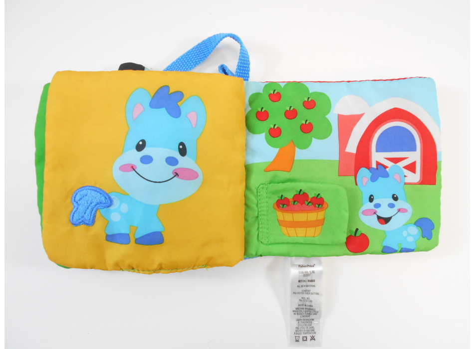 Lot De 6 Livres En Tissu Pour Bébé - Jouets Sensoriels 1er Âge Fisher, Développement Intelligence Et Activité Éveil