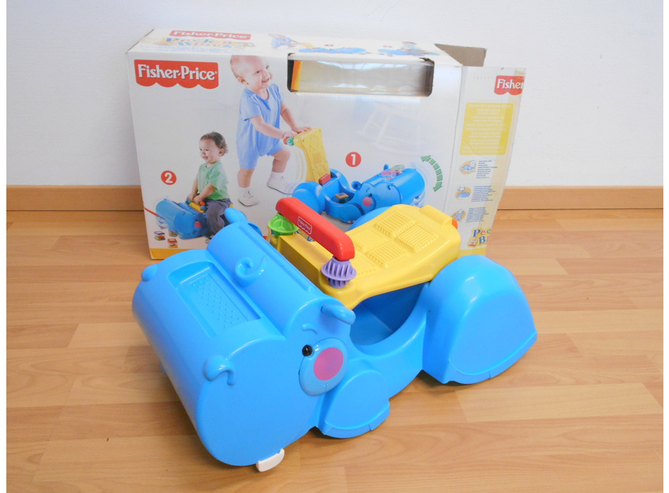 Porteur hippopotame hot sale fisher price