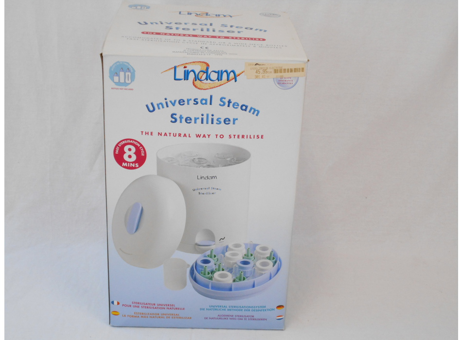 Lindam universal best sale steam steriliser