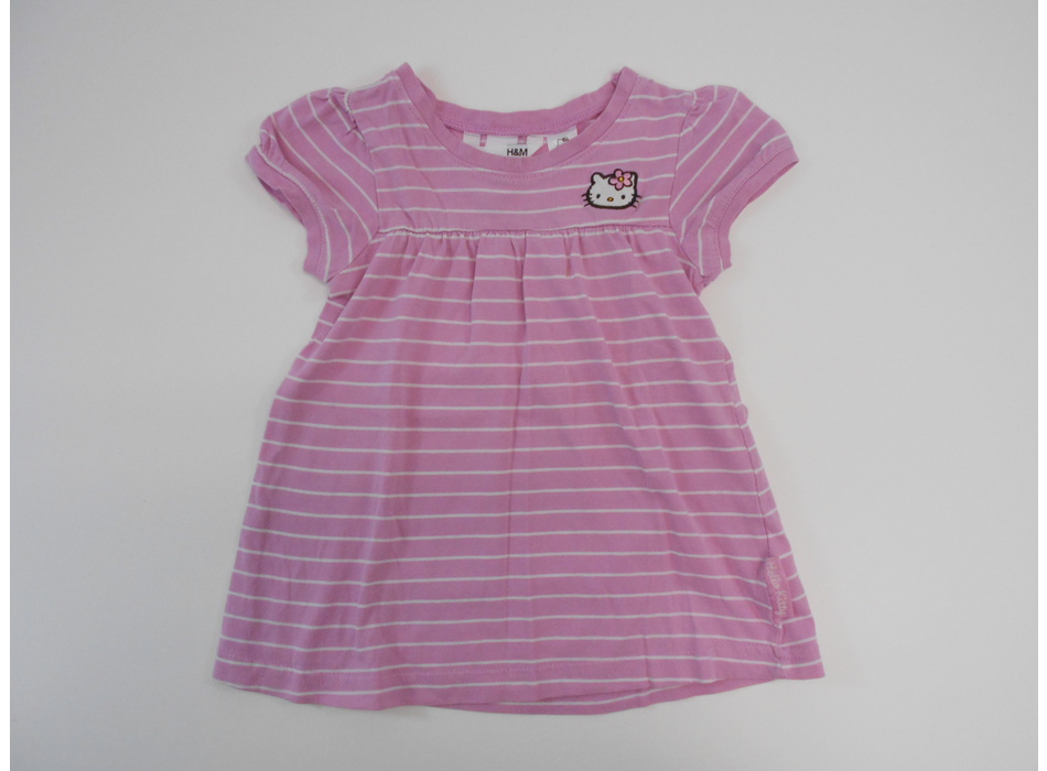 T-shirt Fille Hello Kitty - Rose - Manches Courtes - Taille XS - Neuf Avec Étiquette