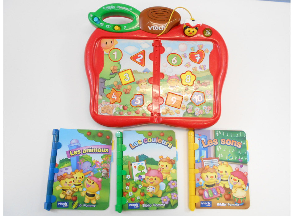 Biblio Pomme Vtech Livres Mon Petit Doudou
