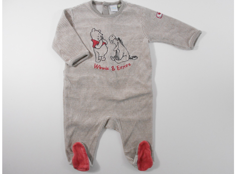 Pyjama velours Winnie Disney Pyjamas Mon Petit Doudou