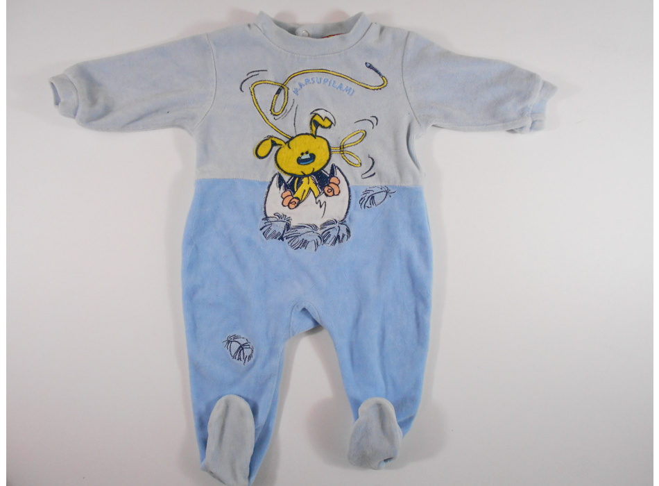 Pyjama velours bleu marsupilami Marsu Kids Pyjamas Mon Petit