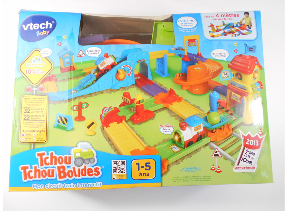 VTECH - TCHOU TCHOU BOLIDES Mon Circuit Train Interactif