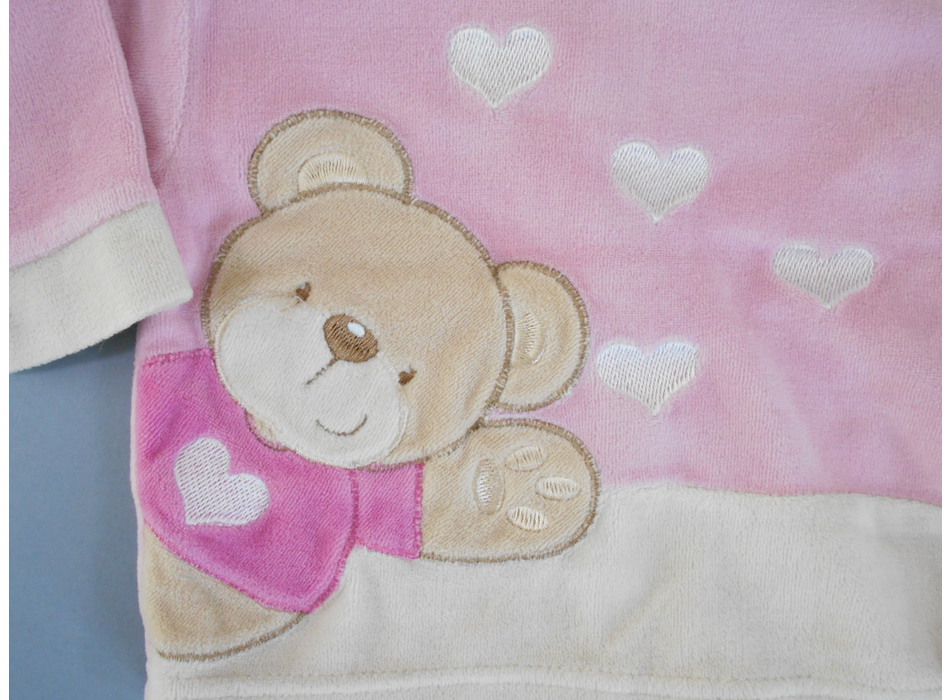 Vêtement Pyjama Ours Rose Sunny Days - Pour Ours En Peluche 38 Cm - Fabriqué Par Bear Factory