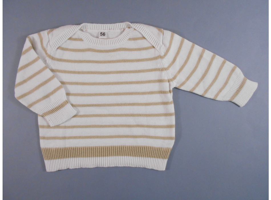 Pull rayé gris et rouge - JBC - Pulls | Mon Petit Doudou