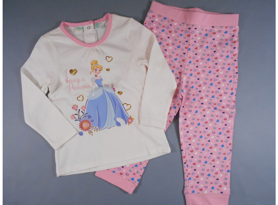 Pyjama coton 2 pi ces Cendrillon Disney Pyjamas Mon Petit Doudou