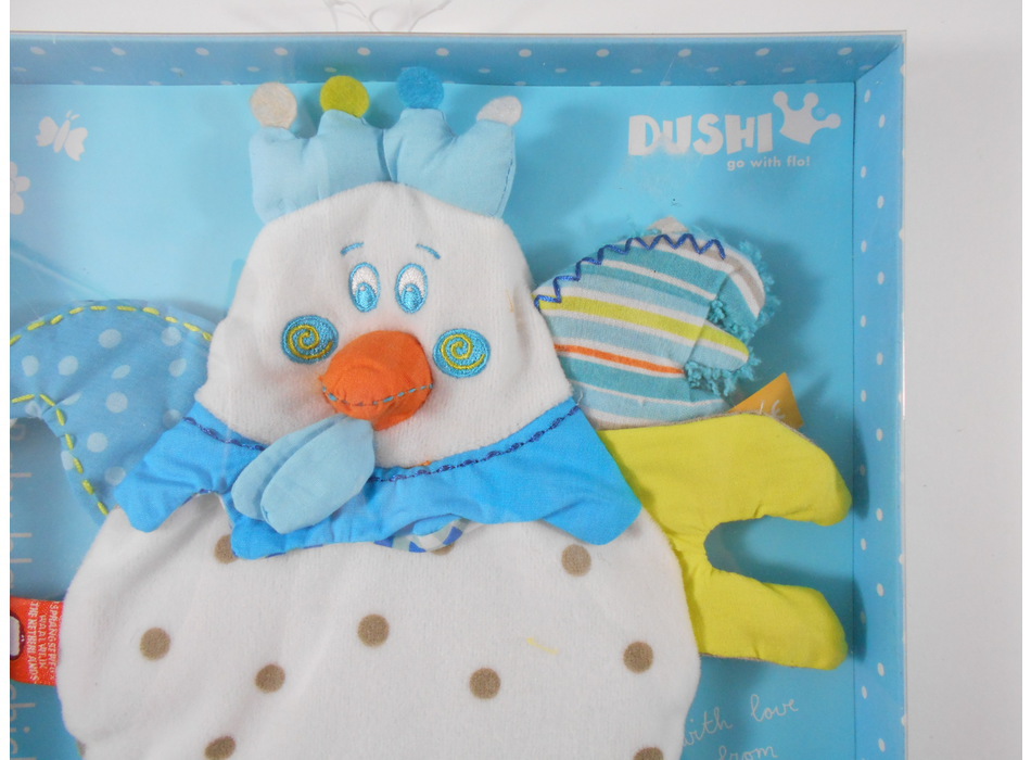 Sigikid - Tour De Poule Kikeriki - Doudou Peluche Gris - 26 Cm