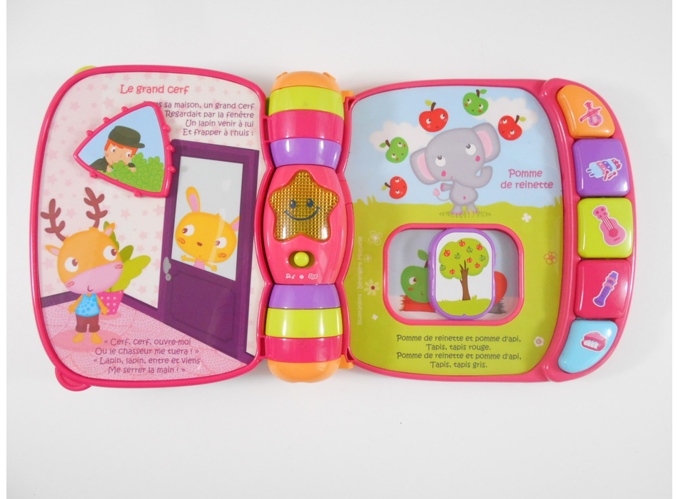 Do, Ré, Mi Super Livre Enchanté - Rose - Vtech - etoilejouet