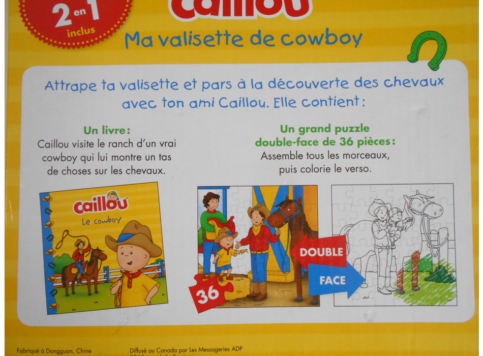Ma Valisette De Cowboy Caillou Autres Mon Petit Doudou