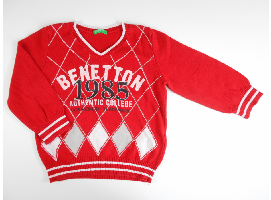 United Colors Of Benetton Pull Cardigan Garçon - Sweat Zippé Confortable Et Stylé