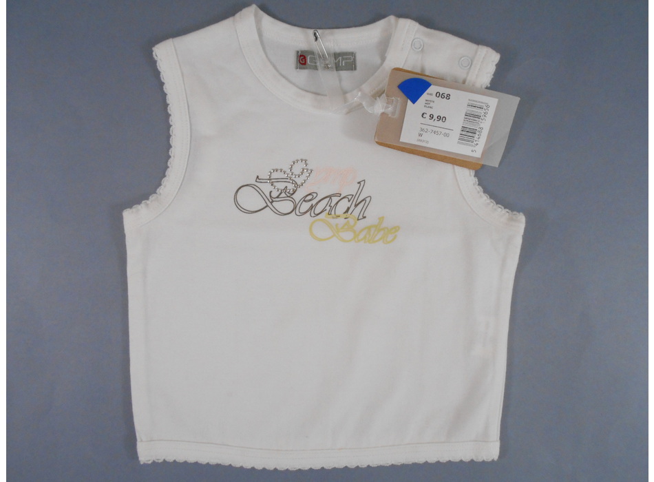 Débardeur maille aérée coton Éminence Blanc (Lot de 2