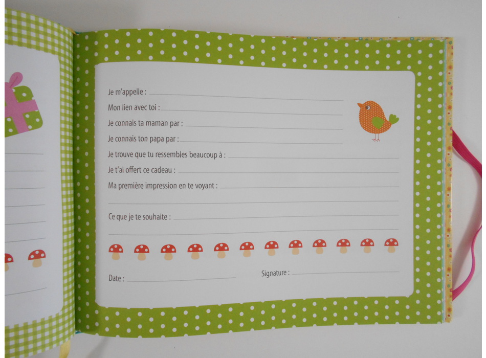 Ma Naissance Livre D Or Chantecler Livres Mon Petit Doudou