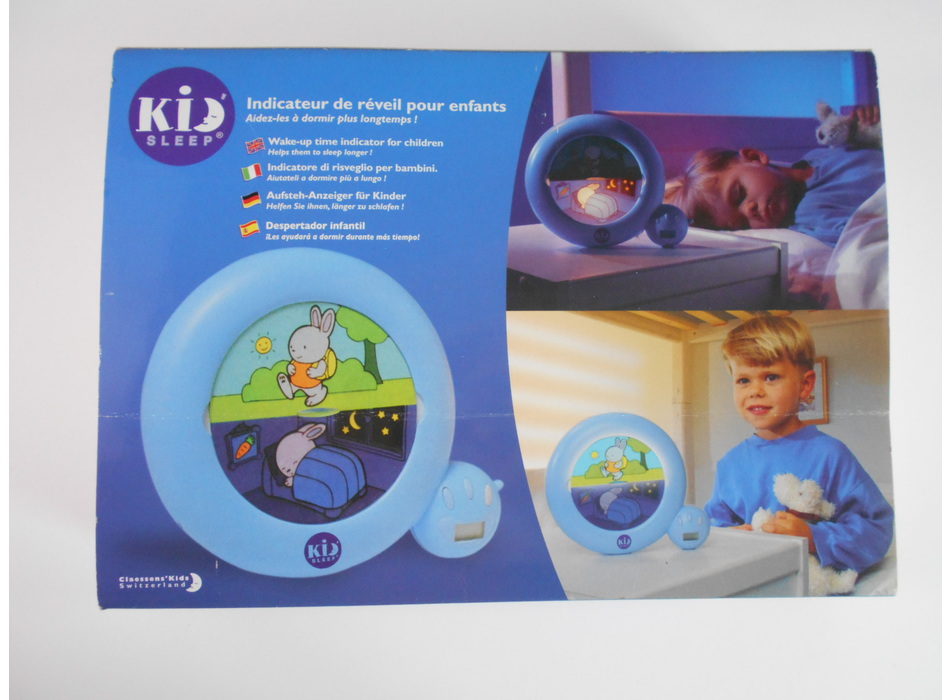 Reveil enfant claessens kids réveil enfant kid'sleep - bleu