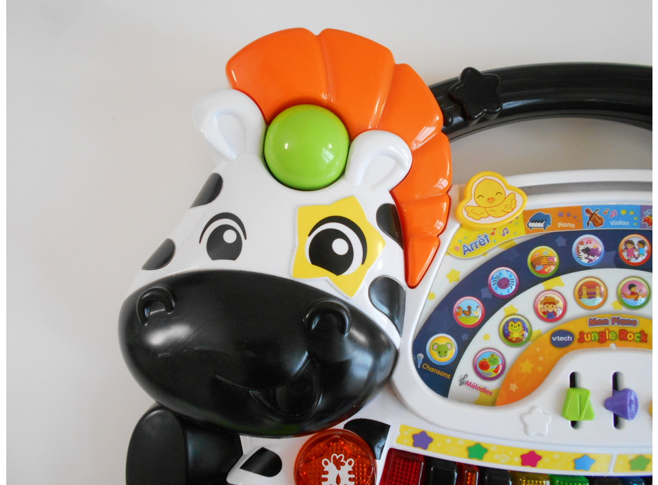 VTech - Piano pour enfant - Jouet Piano Zèbre