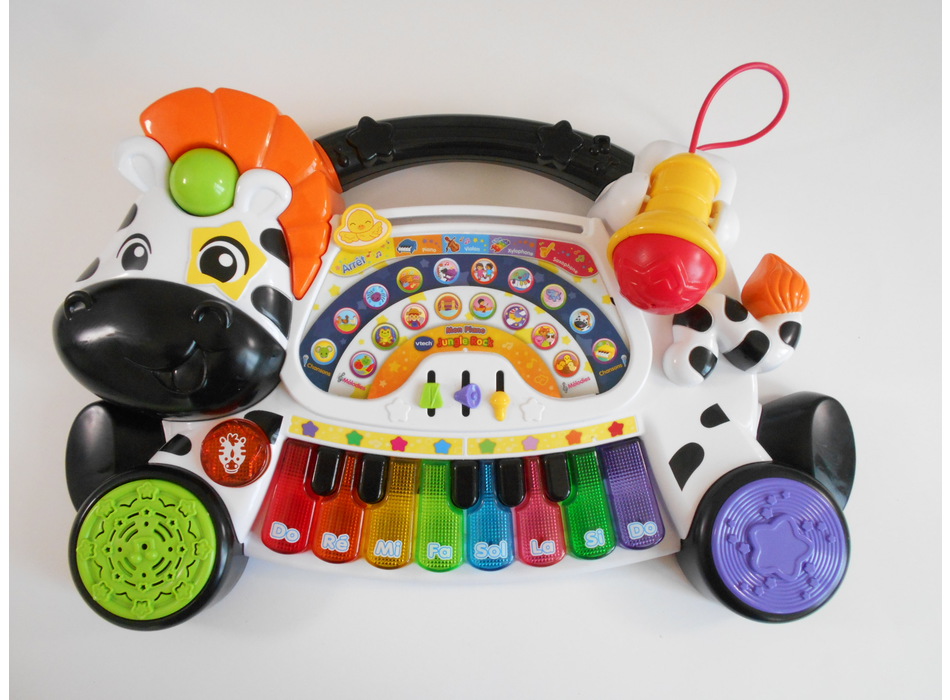 VTech - Piano pour enfant - Jouet Piano Zèbre