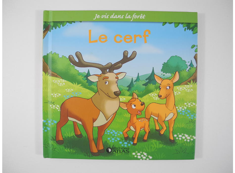 Le cerf  Editions Atlas  Livres  Mon Petit Doudou