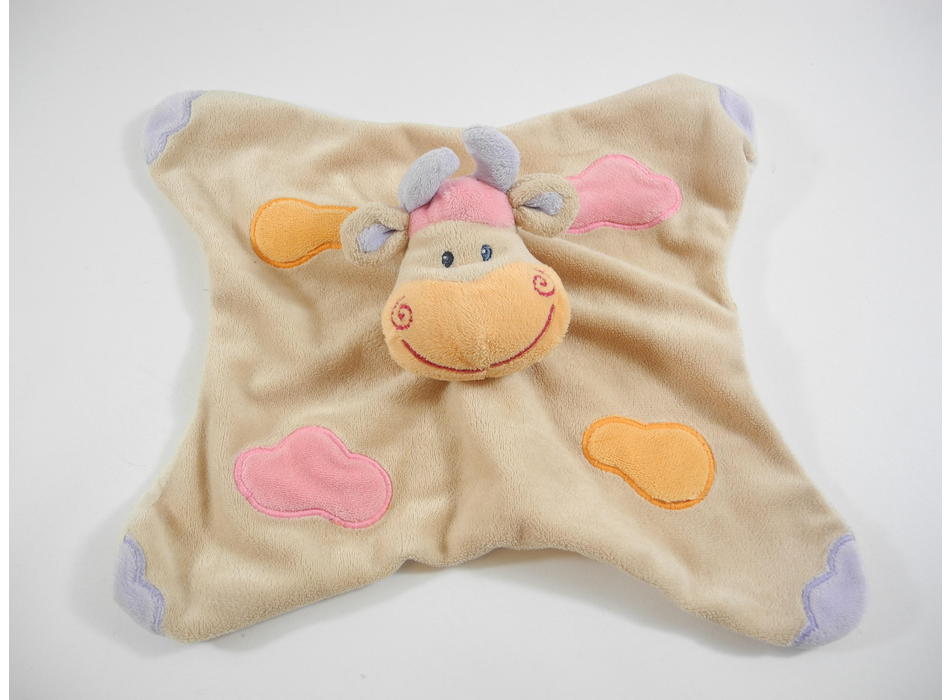 Doudou vache Mila beige NATTOU, Vente en ligne de Doudou et peluche