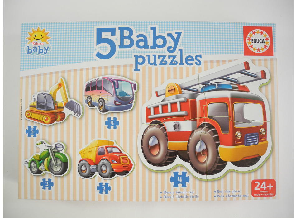 5 baby Puzzles - Educa - Autres | Mon Petit Doudou