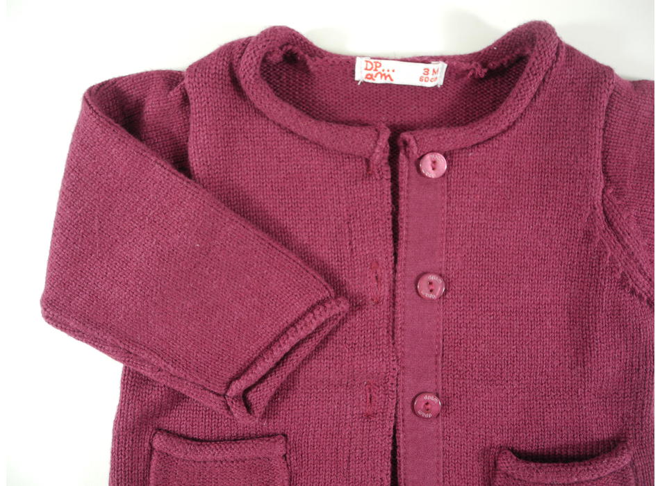 Gilet Violet Christopher & Banks Taille Petite Large (PL) - Occasion Très Bon état