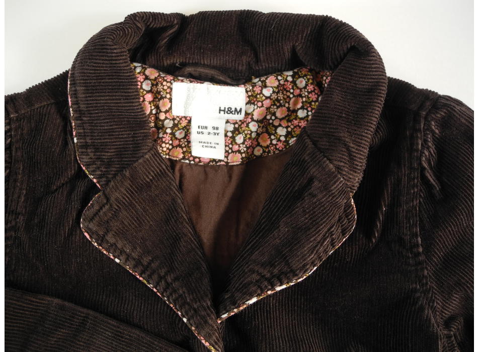 Veste velours brune - H&M - Manteaux | Mon Petit Doudou