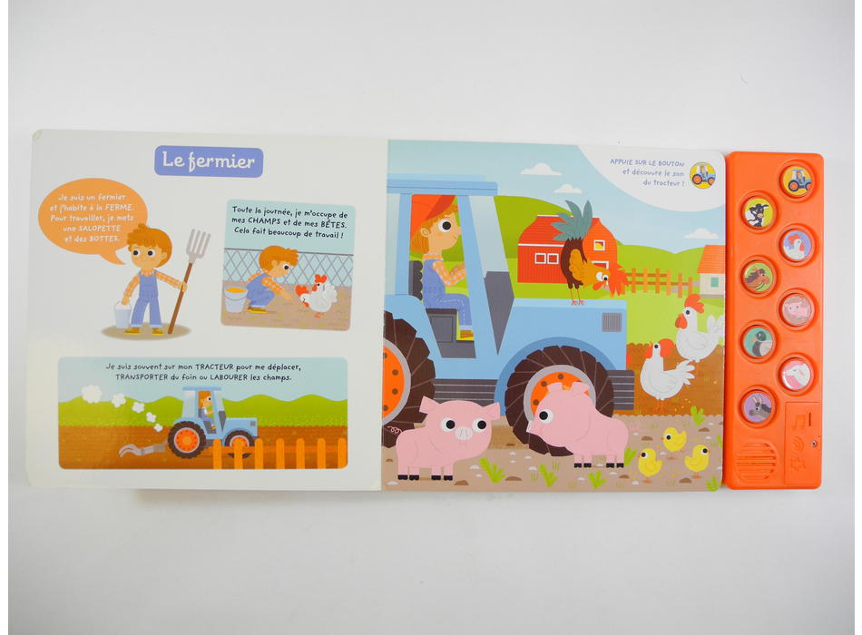 Je découvre la ferme - livre sonore - Auzou - Livres | Mon Petit Doudou