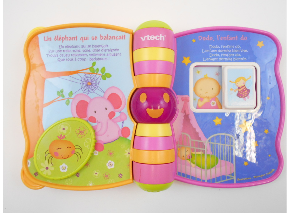 mon super livre enchanté VTECH rose