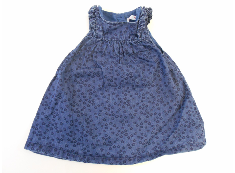 Robe Quiz Bleue à Motif Fleurs - Taille 6 - Style Skater - Occasion Très Bon état