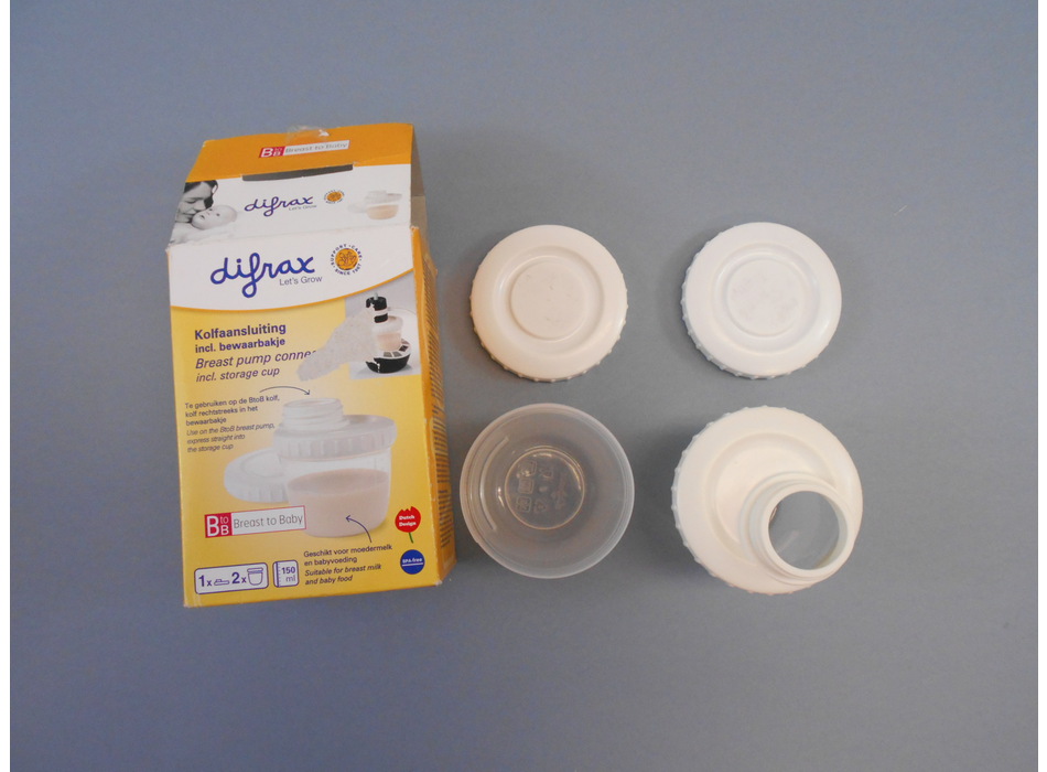 Difrax  Raccordement tire-lait + récipient de conservation